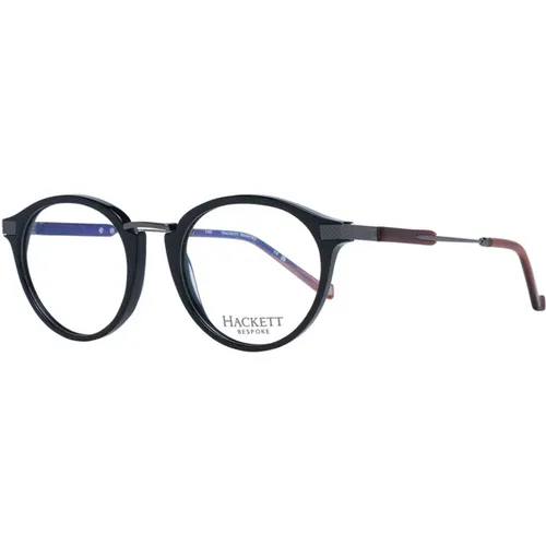 Glasses, male, , Size: ONE SIZE Round Acetate Blue-Filter Glasses - Hackett - Modalova