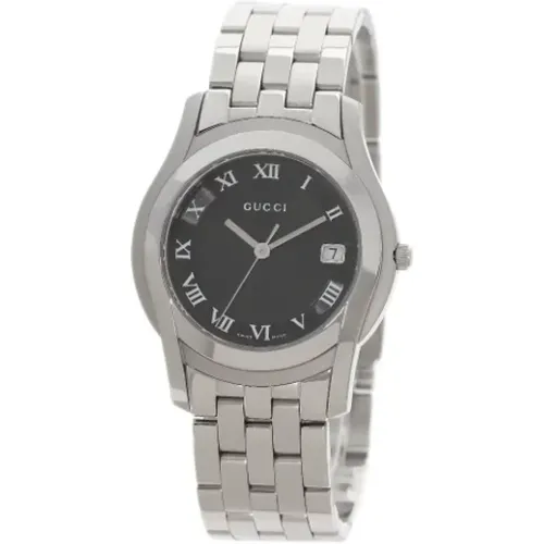 Pre-owned Watches, male, , Size: ONE SIZE Pre-owned Stainless Steel watches - Gucci Vintage - Modalova