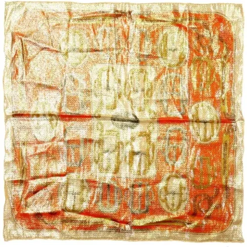 Pre-owned Scarves, female, , Size: ONE SIZE Pre-owned Silk scarves - Hermès Vintage - Modalova