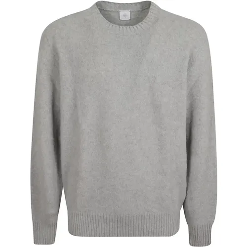 Luxurious Grey Wool Sweater Aw24 , male, Sizes: XL - Eleventy - Modalova