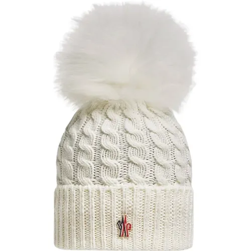 Wool Pom Pom Hat , female, Sizes: ONE SIZE - Moncler - Modalova