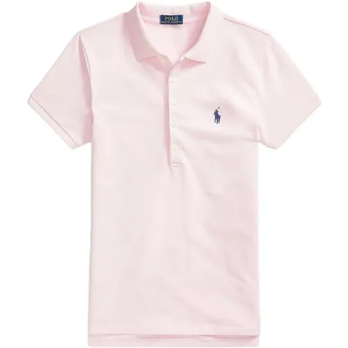 Polo Shirt with Pony Logo , female, Sizes: M, L - Ralph Lauren - Modalova