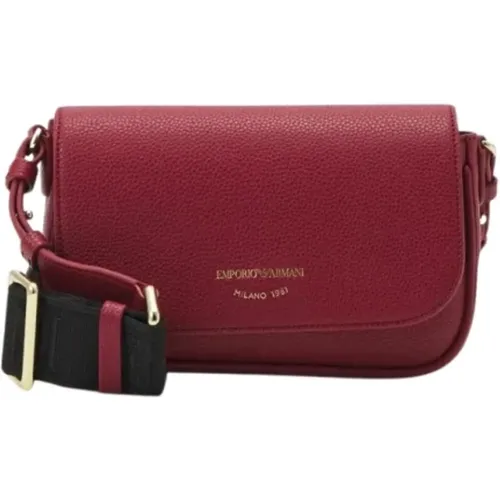 Flap Cross Tasche , Damen, Größe: ONE Size - Emporio Armani - Modalova