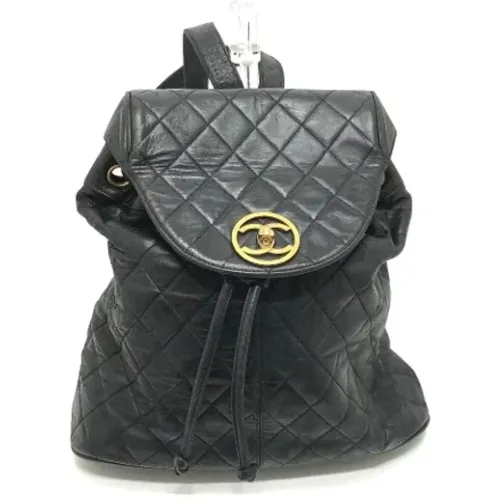 Pre-owned Backpacks, female, , Size: ONE SIZE Pre-owned Leather chanel-bags - Chanel Vintage - Modalova