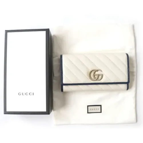 Pre-owned Wallets, female, , Size: ONE SIZE Pre-owned Leather wallets - Gucci Vintage - Modalova