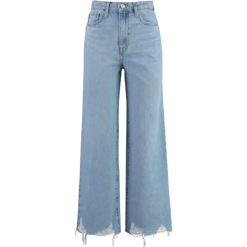 Wide Crop Jeans, Bio-Baumwolle , Damen, Größe: W32 - Frame - Modalova