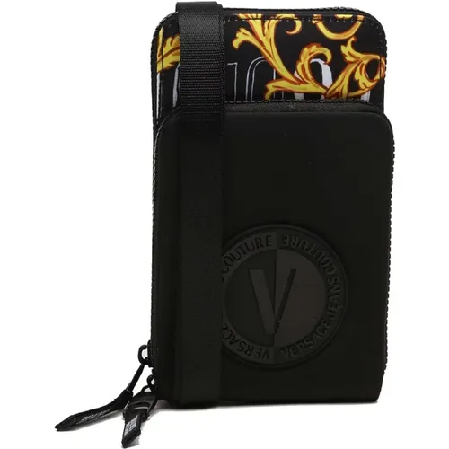 Phone Accessories, male, , Size: ONE SIZE Baroque All Over Cell Phone Case - Versace Jeans Couture - Modalova