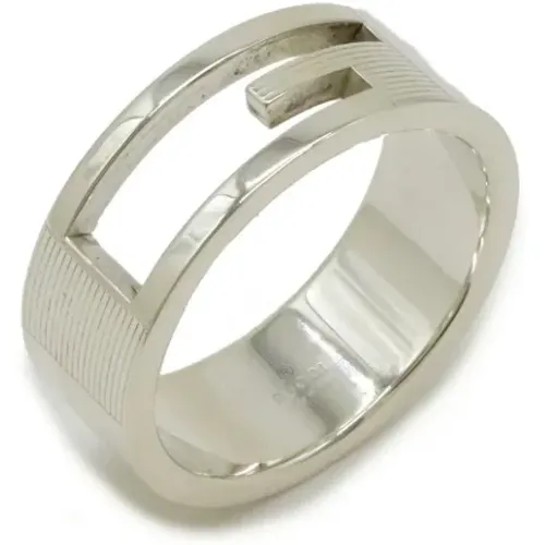 Pre-owned Jewellery, female, , Size: ONE SIZE Pre-owned Silver rings - Gucci Vintage - Modalova