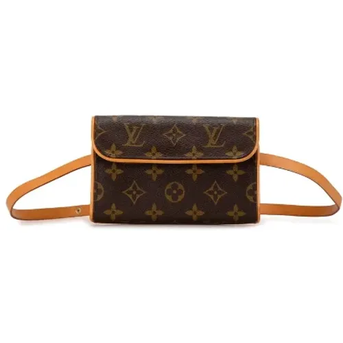 Pre-owned Belt Bags, female, , Size: ONE SIZE Pre-owned Canvas shoulder-bags - Louis Vuitton Vintage - Modalova