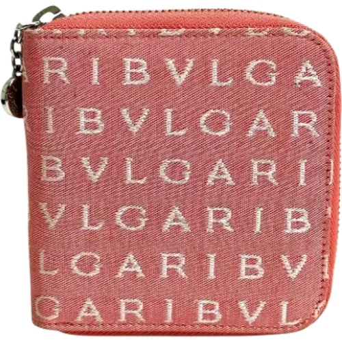 Pre-owned Wallets, female, , Size: ONE SIZE Pre-owned Fabric wallets - Bvlgari Vintage - Modalova