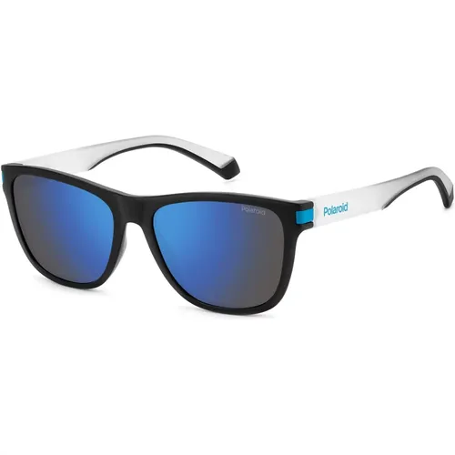 Matte /Blue Sunglasses , unisex, Sizes: 56 MM - Polaroid - Modalova