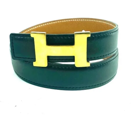 Pre-owned Belts, female, , Size: ONE SIZE Pre-owned Leather belts - Hermès Vintage - Modalova