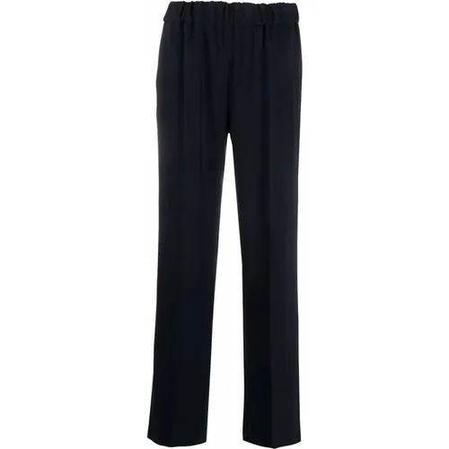 Straight Trousers, female, , Size: L Wide Leg Trousers - Alberto Biani - Modalova