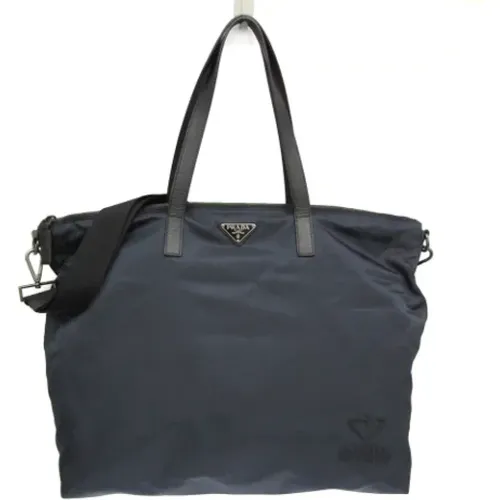 Pre-owned Tote Bags, female, , Size: ONE SIZE Pre-owned Leather totes - Prada Vintage - Modalova