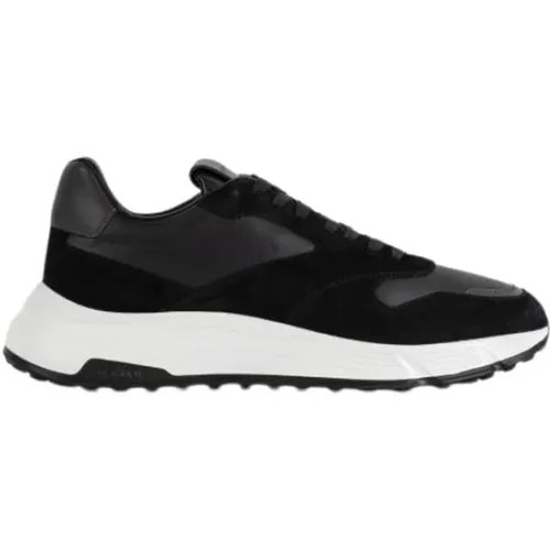 Schwarze Leder Hyperlight Sneakers , Herren, Größe: 40 1/2 EU - Hogan - Modalova