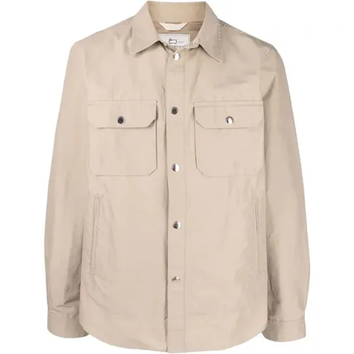 Multi-Pocket Jacket , male, Sizes: L - Woolrich - Modalova