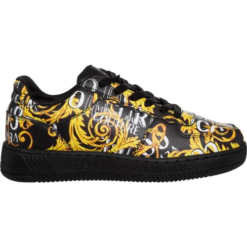 Logo Couture Sneakers Stylish and Functional , female, Sizes: 3 UK, 6 UK - Versace Jeans Couture - Modalova
