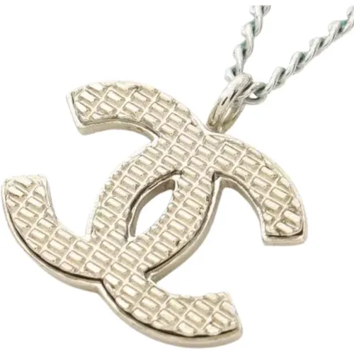 Pre-owned Jewellery, female, , Size: ONE SIZE Pre-owned Stainless Steel necklaces - Chanel Vintage - Modalova