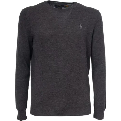 Italian Wool Crewneck Sweater , male, Sizes: XL, 2XL, M - Polo Ralph Lauren - Modalova