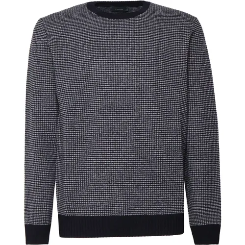 Wool Sweater Round Neck , male, Sizes: L - Zanone - Modalova