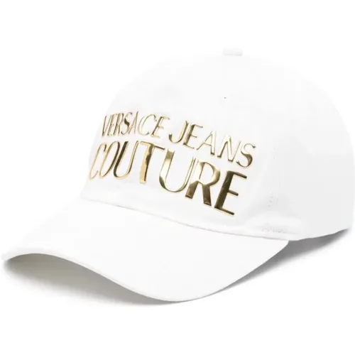 Cotton Thicker Print Hats , female, Sizes: ONE SIZE - Versace Jeans Couture - Modalova