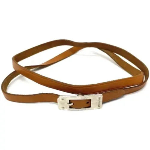 Pre-owned Belts, female, , Size: ONE SIZE Pre-owned Fabric belts - Hermès Vintage - Modalova