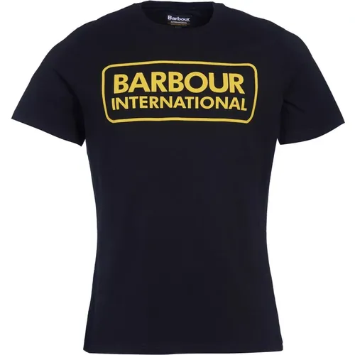 Iconic Motorradstil T-Shirt , Herren, Größe: M - Barbour - Modalova