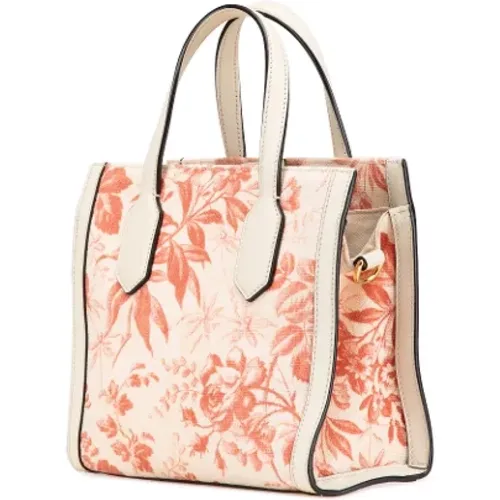 Pre-owned Mini Bags, female, , Size: ONE SIZE Pre-owned The Herbarium Satchel - Gucci Vintage - Modalova