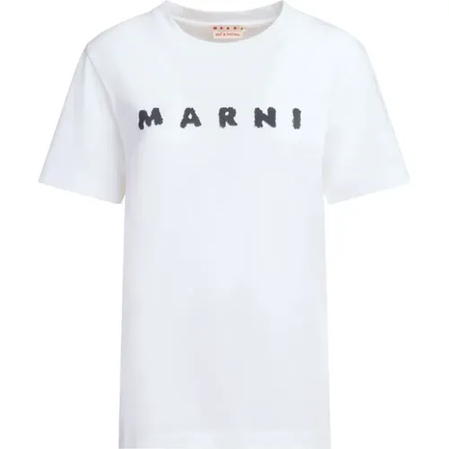 T-Shirts, female, , Size: M T-shirt and Polo - Marni - Modalova