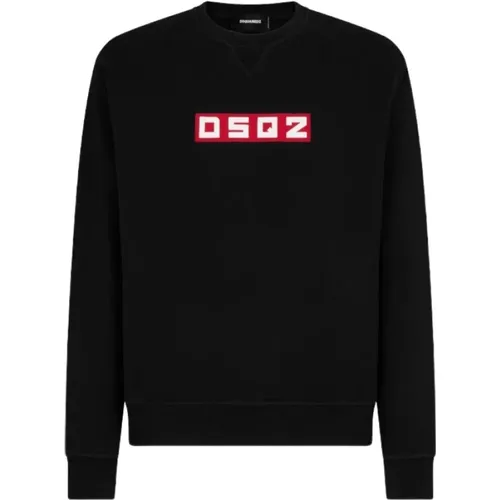 Sweatshirts, male, , Size: 2XL Cool Fit Logo Sweatshirt - Dsquared2 - Modalova