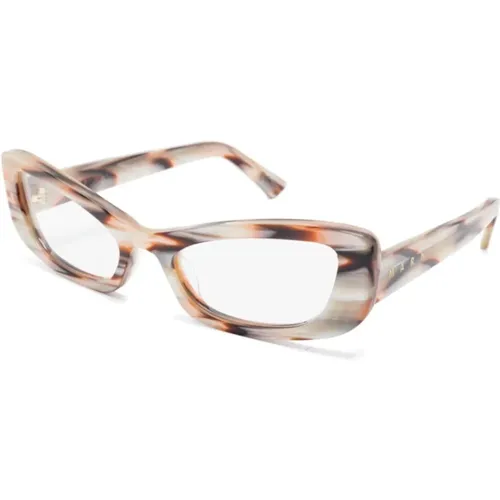 GRY Jarbek Shell Optical Frame , female, Sizes: 55 MM - Marni - Modalova