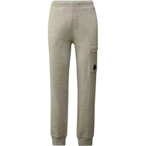 Erhöhte Fleece-Cargo-Sweatpants , Herren, Größe: M - C.P. Company - Modalova