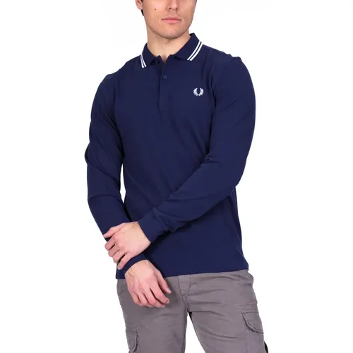 Blaue Polo-Shirts von , Herren, Größe: M - Fred Perry - Modalova