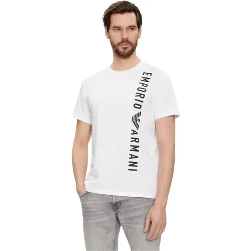 T-Shirts , male, Sizes: L - Emporio Armani - Modalova
