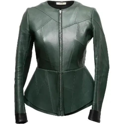 Pre-owned Leather outerwear , female, Sizes: S - Celine Vintage - Modalova