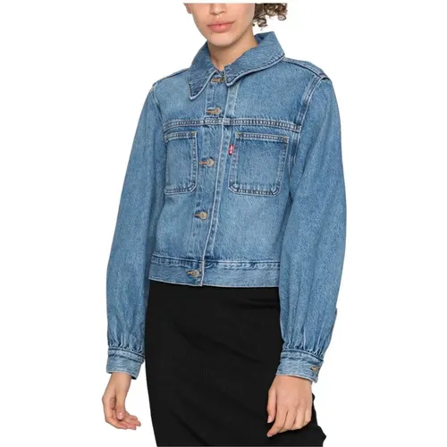 Levi's , Chaqueta slouch trucker , female, Sizes: L - Levis - Modalova