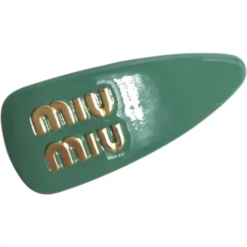 Pre-owned Accessories, female, , Size: ONE SIZE Pre-owned Fabric hair-accessories - Miu Miu Pre-owned - Modalova