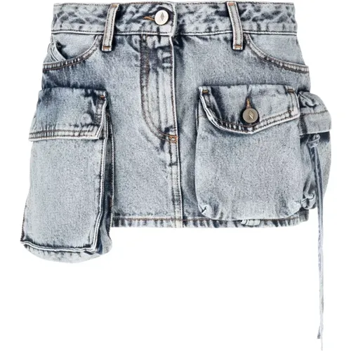 Fay Denim Minirock The Attico - The Attico - Modalova