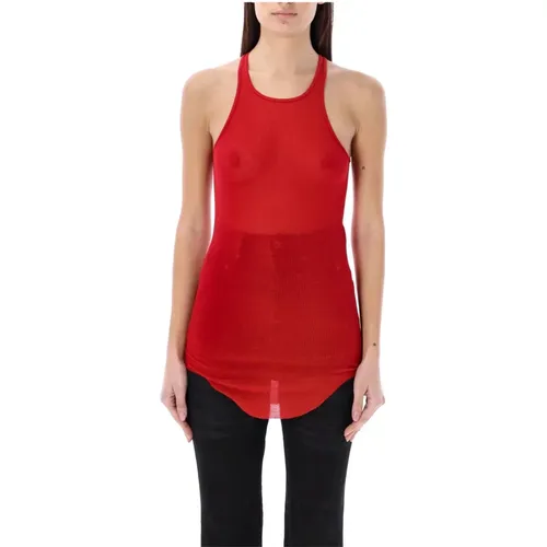 Women's Clothing Topwear Cardinal Ss24 , female, Sizes: S - Rick Owens - Modalova