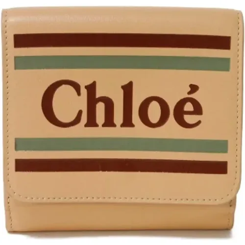 Pre-owned Leather wallets , female, Sizes: ONE SIZE - Chloé Pre-owned - Modalova