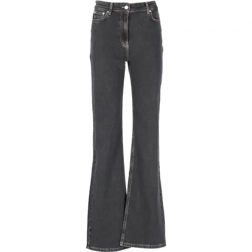 Flared Jeans , Damen, Größe: W28 - Moschino - Modalova