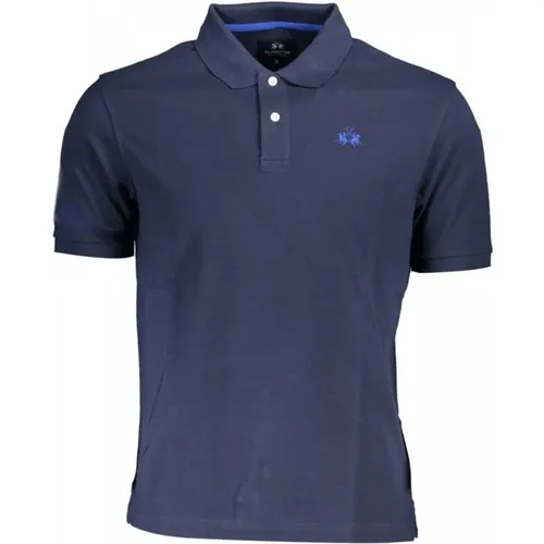 Polo Shirts, male, , Size: M Short Sleeve Cotton Polo Shirt - LA MARTINA - Modalova
