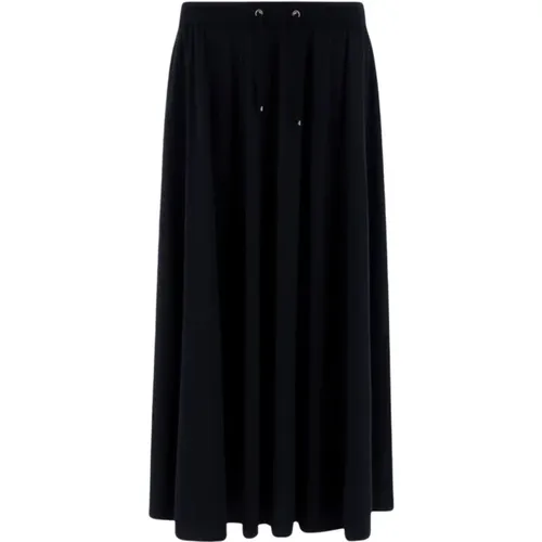 Nylon Stretch Long Skirt , female, Sizes: M, XS, S - Herno - Modalova