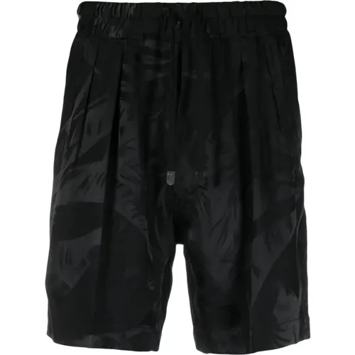 Floral Jacquard Pleat Shorts , male, Sizes: W32, W34 - Tom Ford - Modalova