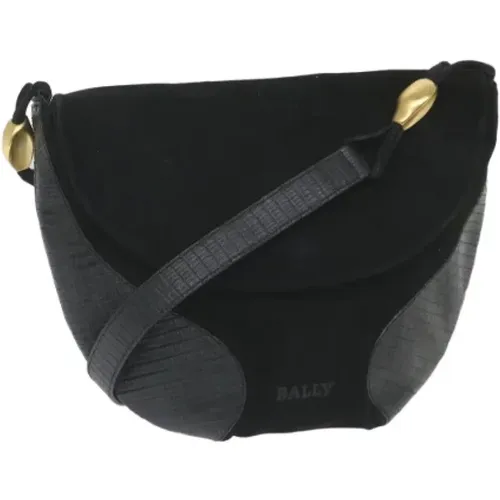 Pre-owned Suede shoulder-bags , female, Sizes: ONE SIZE - Bally Pre-owned - Modalova