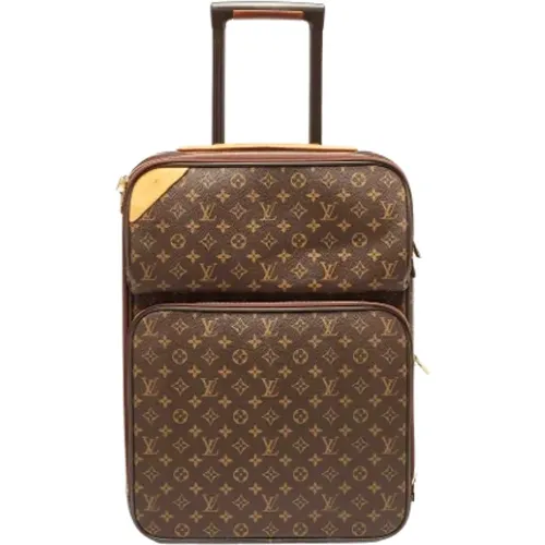 Pre-owned Weekend Bags, female, , Size: ONE SIZE Pre-owned Coated canvas travel-bags - Louis Vuitton Vintage - Modalova