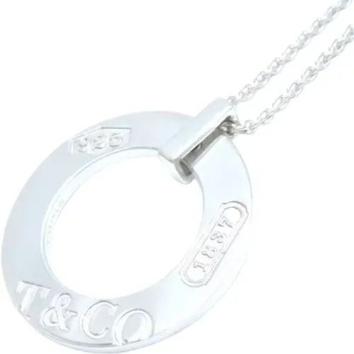 Pre-owned Jewellery, female, , Size: ONE SIZE Pre-owned Silver necklaces - Tiffany & Co. Pre-owned - Modalova