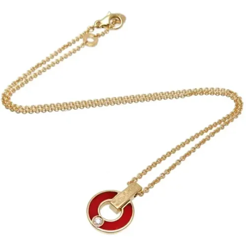 Pre-owned Jewellery, female, , Size: ONE SIZE Pre-owned Gold necklaces - Bvlgari Vintage - Modalova