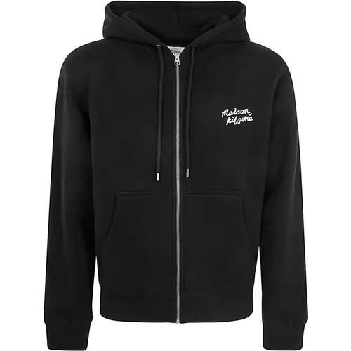 Handwriting Comfort Reißverschluss Hoodie - Maison Kitsuné - Modalova