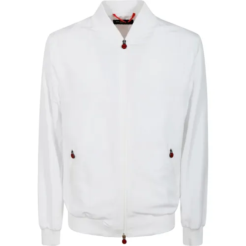 Bomber Jackets, male, , Size: L Summer Jacket - Kiton - Modalova